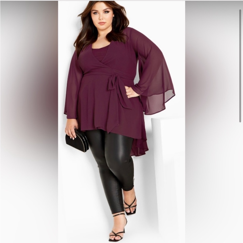 City ChicJules Wrap Top